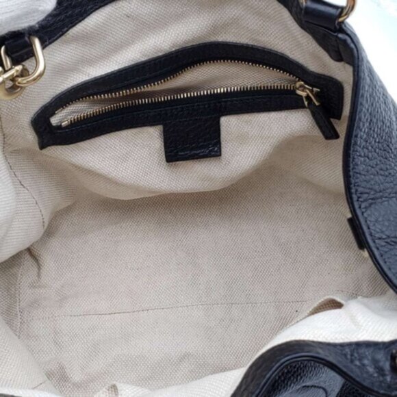 GUCCI Soho Black Leather Shoulder Bag lux583-100225 - Picture 12 of 16